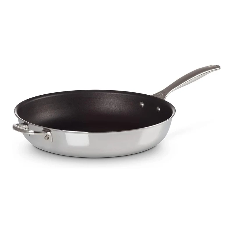Sartén alta antiadherente 3-PLY con exterior inox Signature Le Creuset