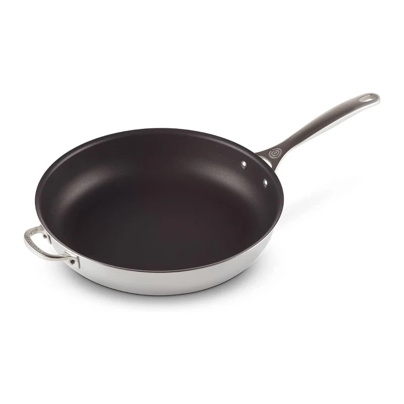 Sartén alta antiadherente 3-PLY con exterior inox Signature Le Creuset