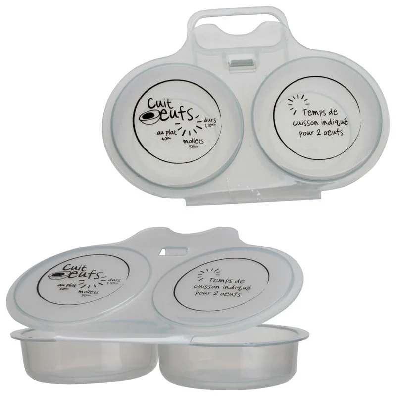 SET 2 CUECE HUEVOS DOBLE MICRO