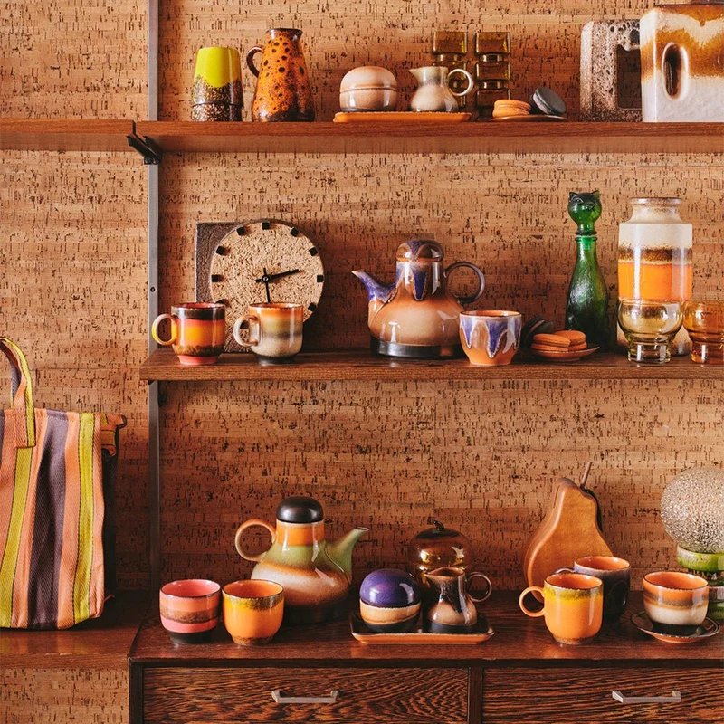 70s Ceramics: Small Trays - Twenty Four Hours A