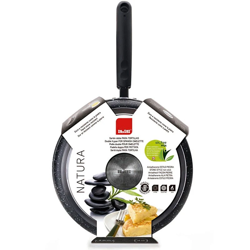 SARTÉN PARA TORTILLA NATURA ESTILO PIEDRA