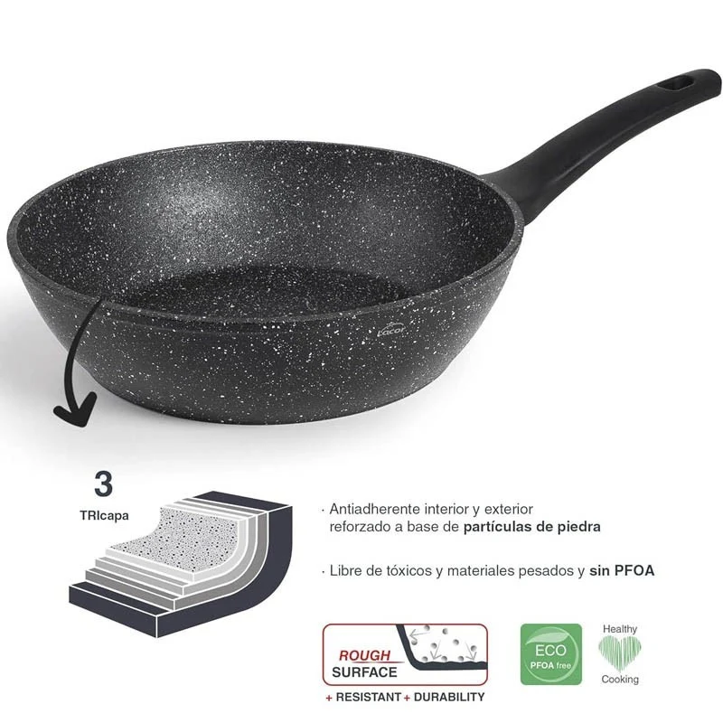 Sartén honda Lacor Java Ø28 cm