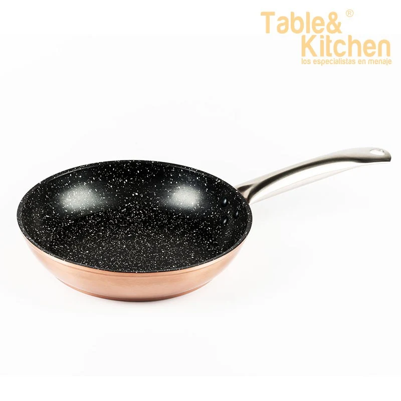 SARTEN 24CM COBRE ALUM. FORJADO FULL INDUCTION