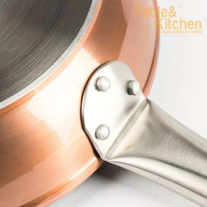 SARTEN 24CM COBRE ALUM. FORJADO FULL INDUCTION