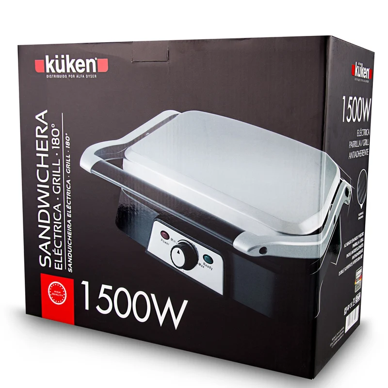 PARRILLA ELECTRICA GRILL 1500W KUKEN