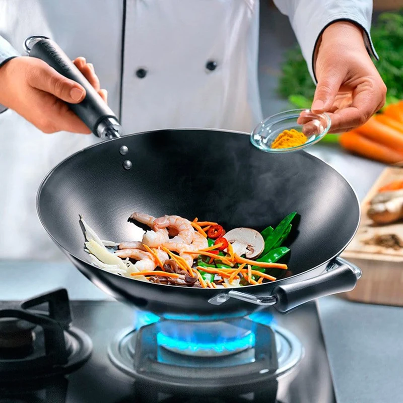 Set 4 piezas wok antiadherente Ken Hom