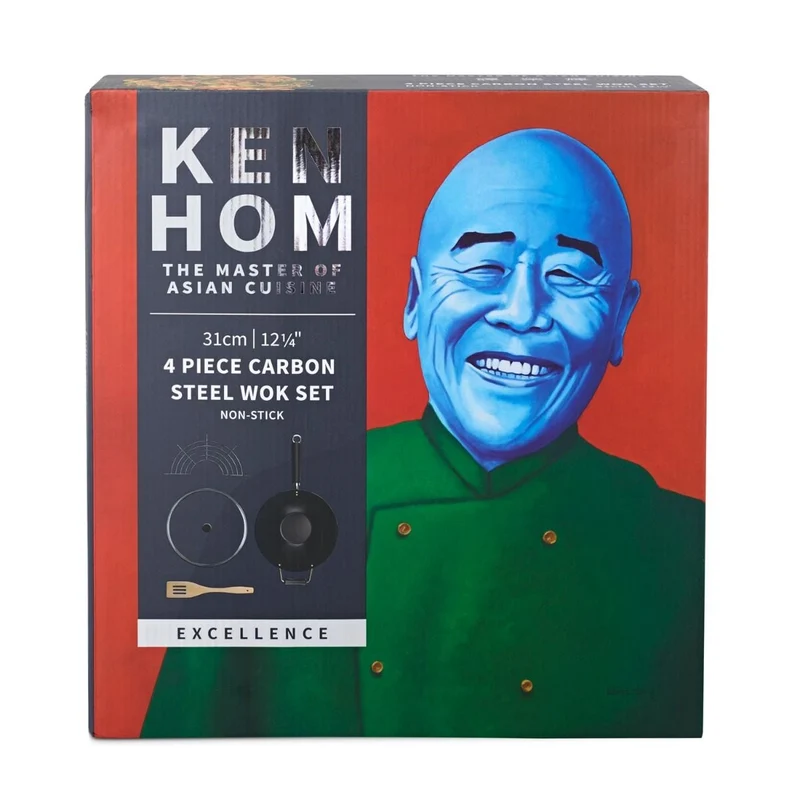 Set 4 piezas wok antiadherente Ken Hom