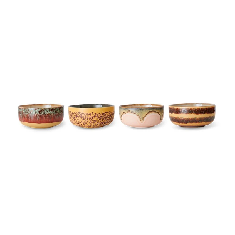 70s Ceramics: Dessert Bowls - Harbour (set de 4)
