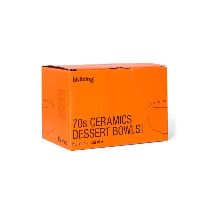 70s Ceramics: Dessert Bowls - Harbour (set de 4)