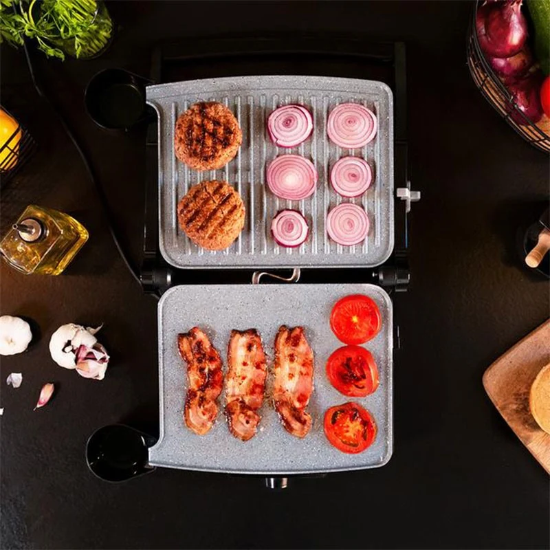 PARRILLA ELECTRICA ROCKN GRILL 2000 STONE CERAMIC MIX&GRILL