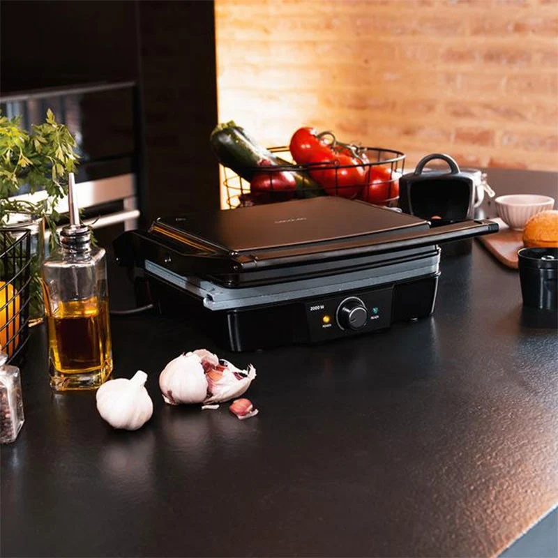 PARRILLA ELECTRICA ROCKN GRILL 2000 STONE CERAMIC MIX&GRILL