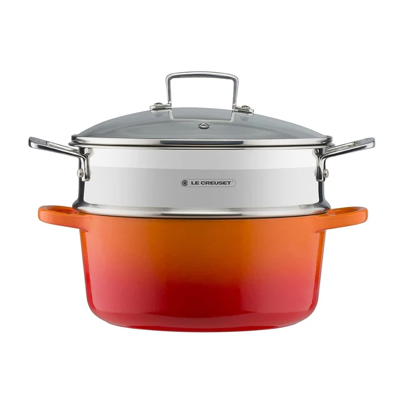 Vaporera acero inoxidable para ollas de 20 a 24 cm Le Creuset