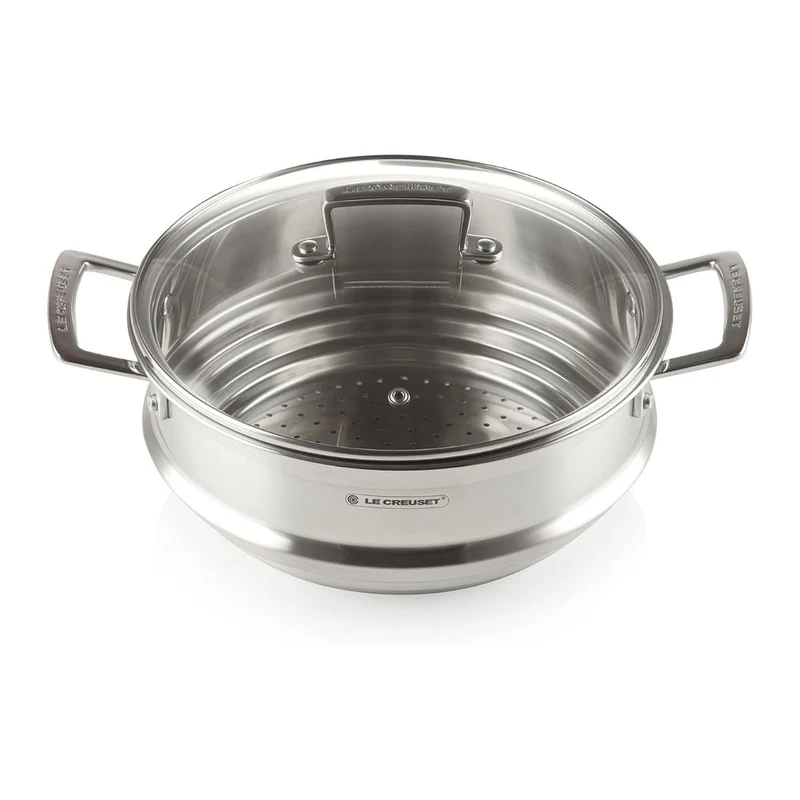 Vaporera acero inoxidable para ollas de 20 a 24 cm Le Creuset