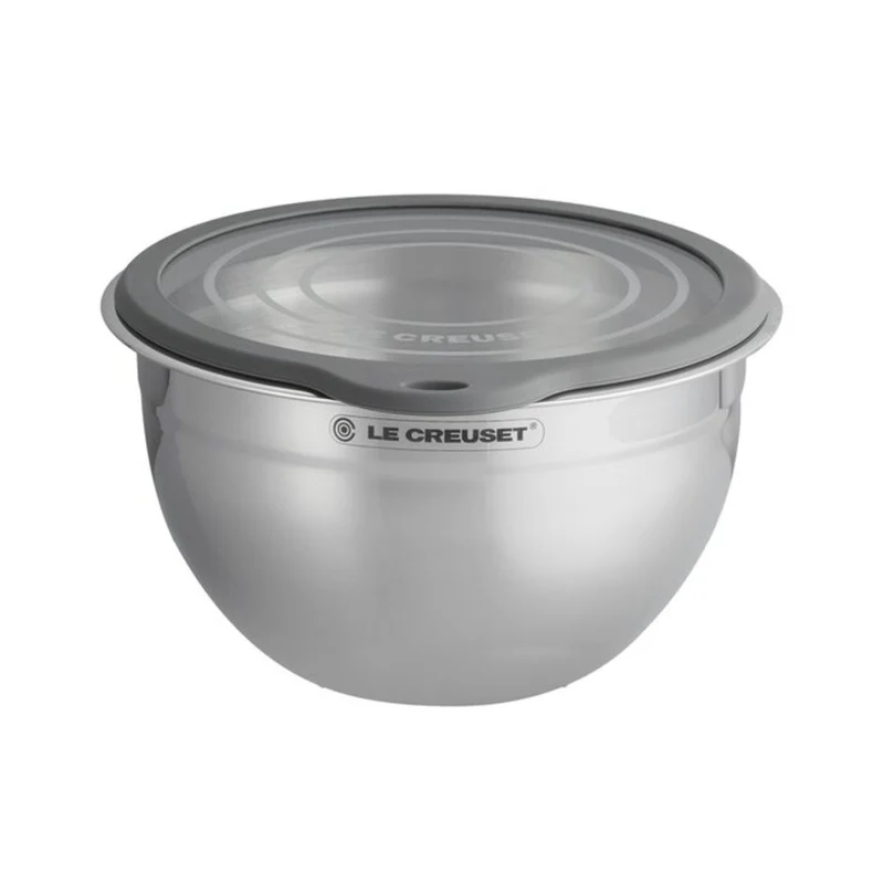 Bol acero inoxidable con tapa de cristal Le Creuset