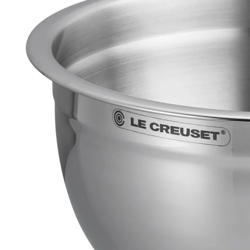 Bol acero inoxidable con tapa de cristal Le Creuset