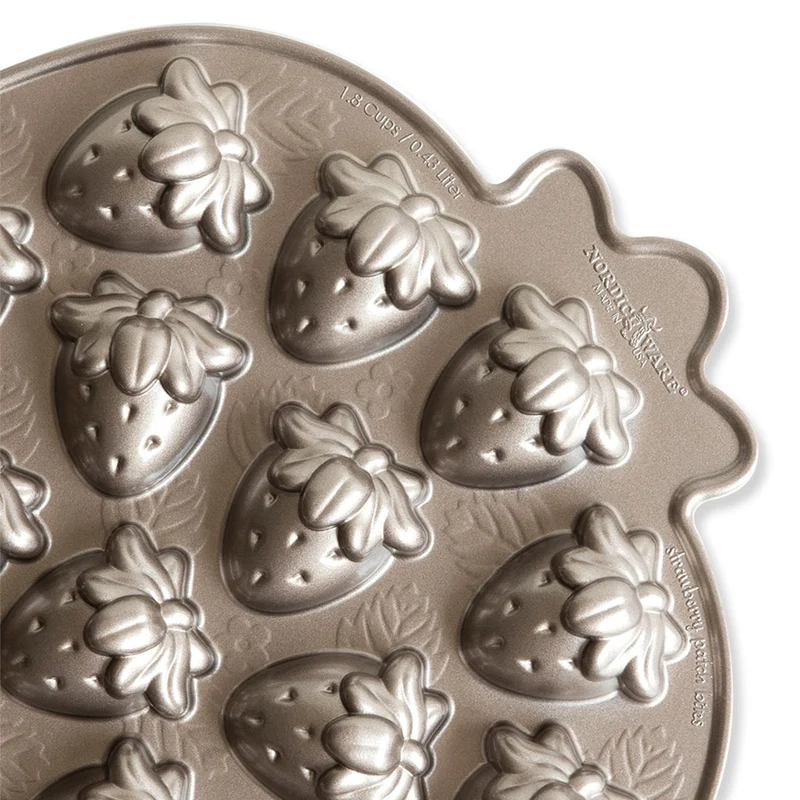 Molde fresas Bitelets Nordic Ware