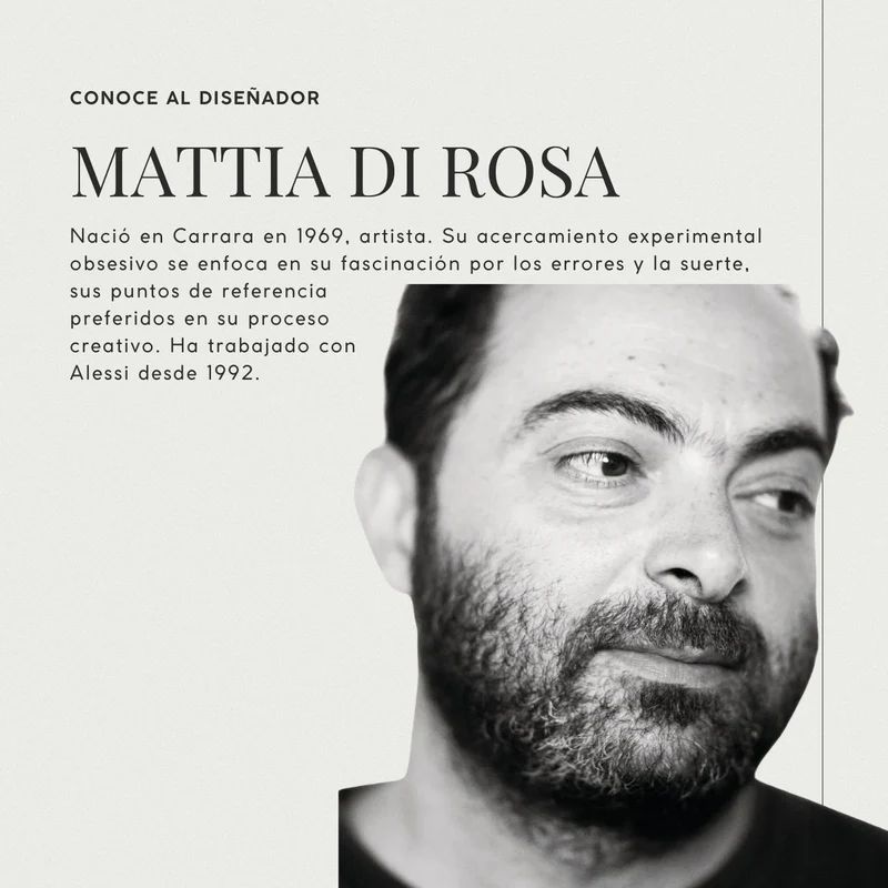 Bote hermético de vidrio Gianni Alessi