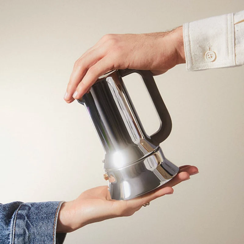 Cafetera de acero inoxidable Richard Sapper Alessi