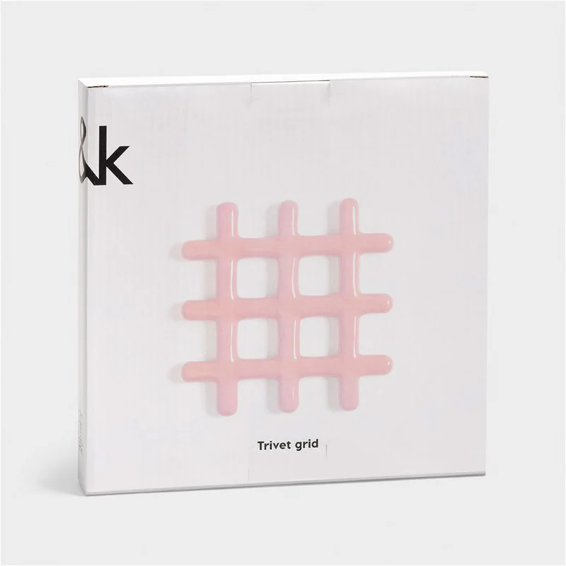Trivet Grid Pink