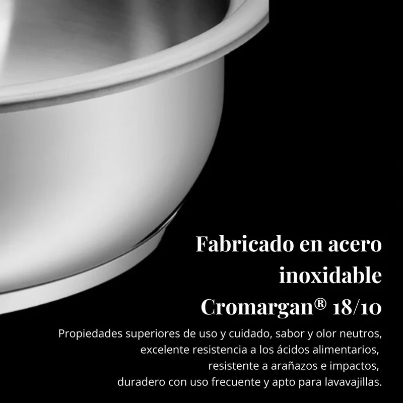 Cazo de acero inox (sin mango) Click & Serve WMF