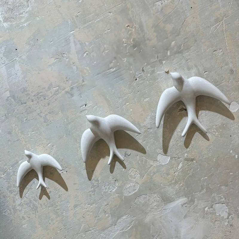 Trío de Golondrinas Blanco