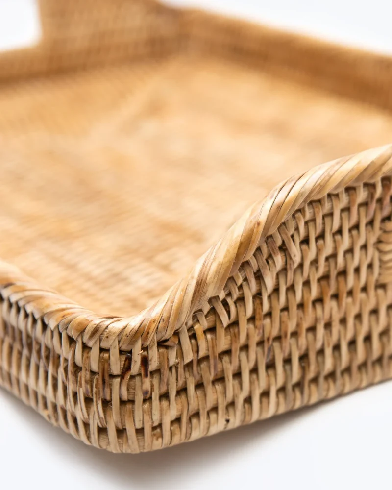 BANDEJA RATTAN 49X32CM