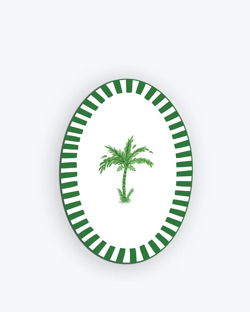 FUENTE OVAL PALMERA