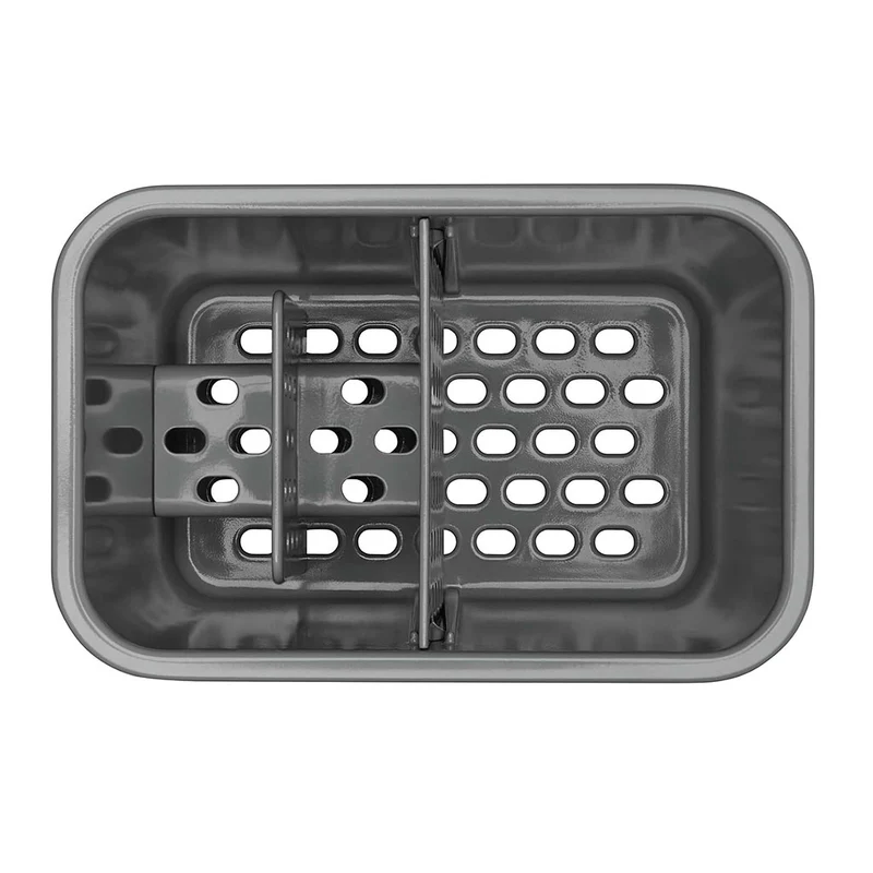 Soporte para cepillos y estropajos de acero inoxidable OXO