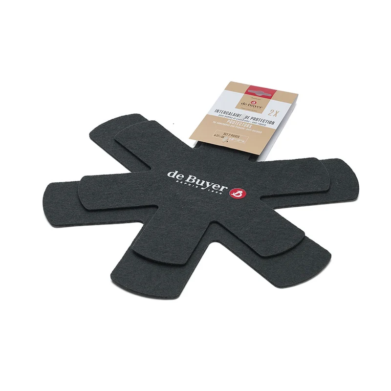 Set de 2 protectores para sartenes De Buyer
