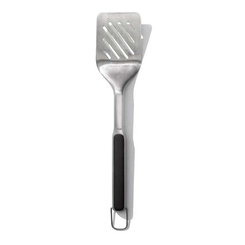 Set de pinzas y pala XL para barbacoa de acero inoxidable OXO