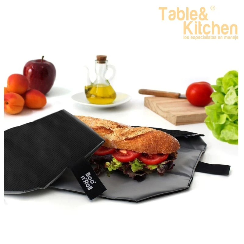 PORTABOCADILLO BOC'N ROLL SQUARE NEGRO