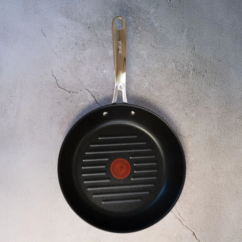 Sartén grill Perfect Resist Titanium mango inox Tefal