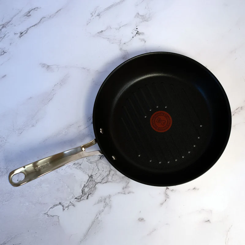 Sartén grill Perfect Resist Titanium mango inox Tefal