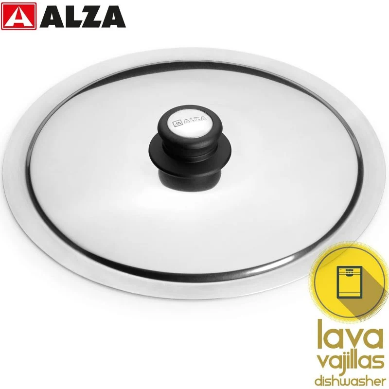 TAPA INOX. VUELCA TORTILLAS 24, 26 Y 28CM ALZA