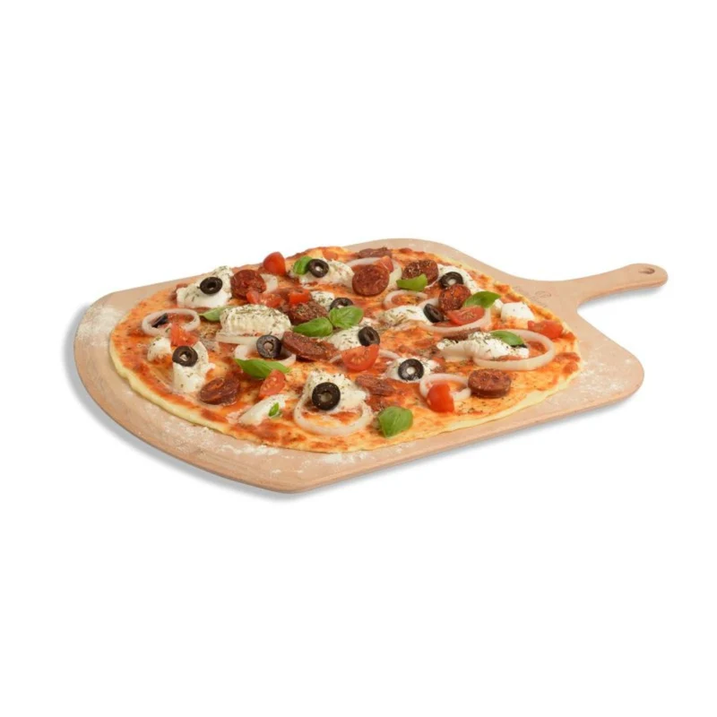Conjunto bandeja cerámica para pizza y masas + Pala de madera Emile Henry