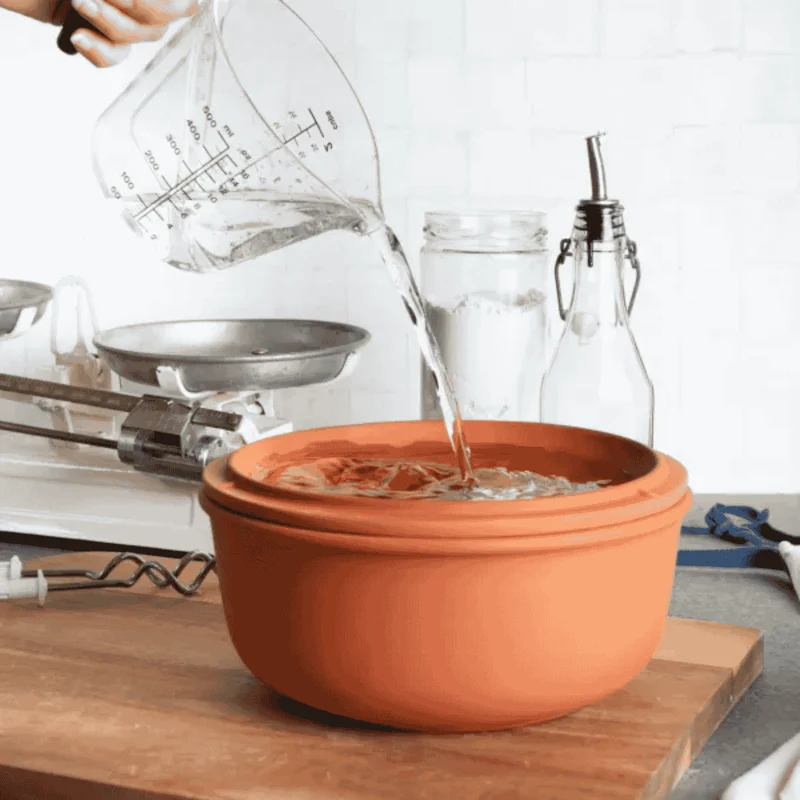 Horno redondo de terracota para pan Römertopf