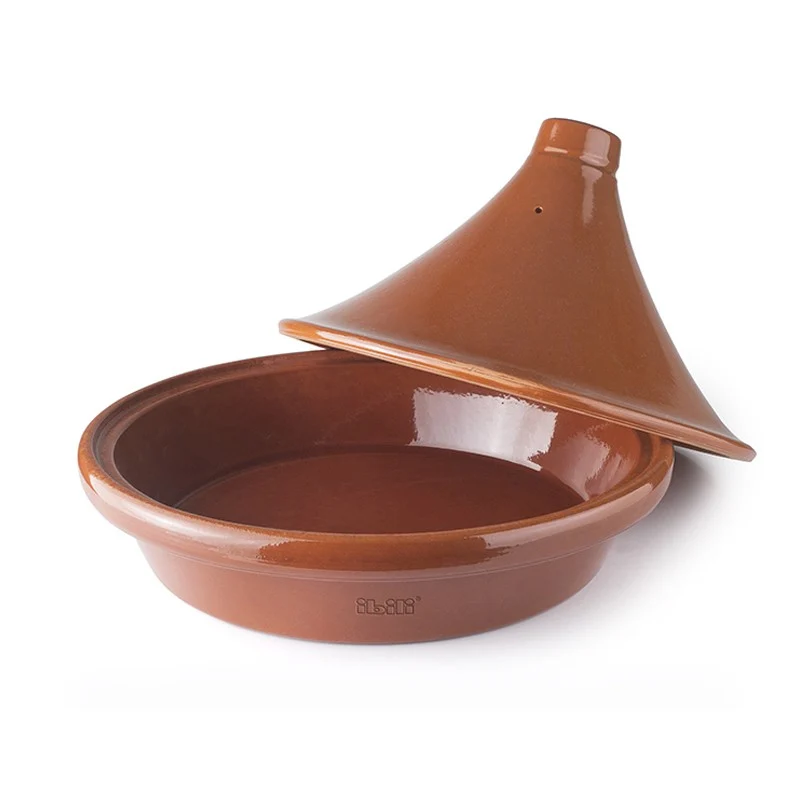 TAJINE NATURAL MARRON 28CM