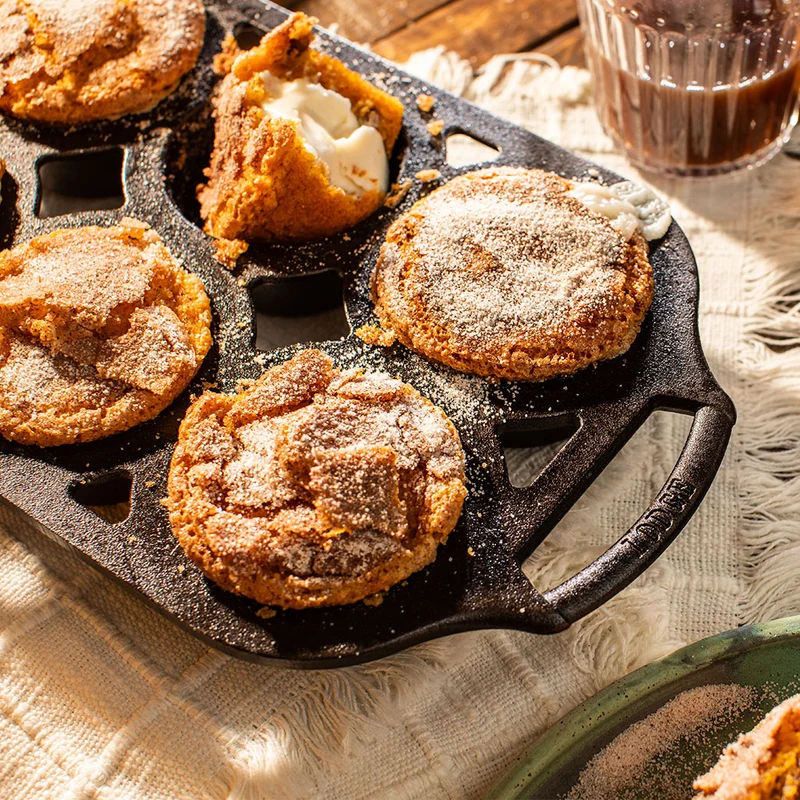 Molde de hierro para 6 muffins Lodge
