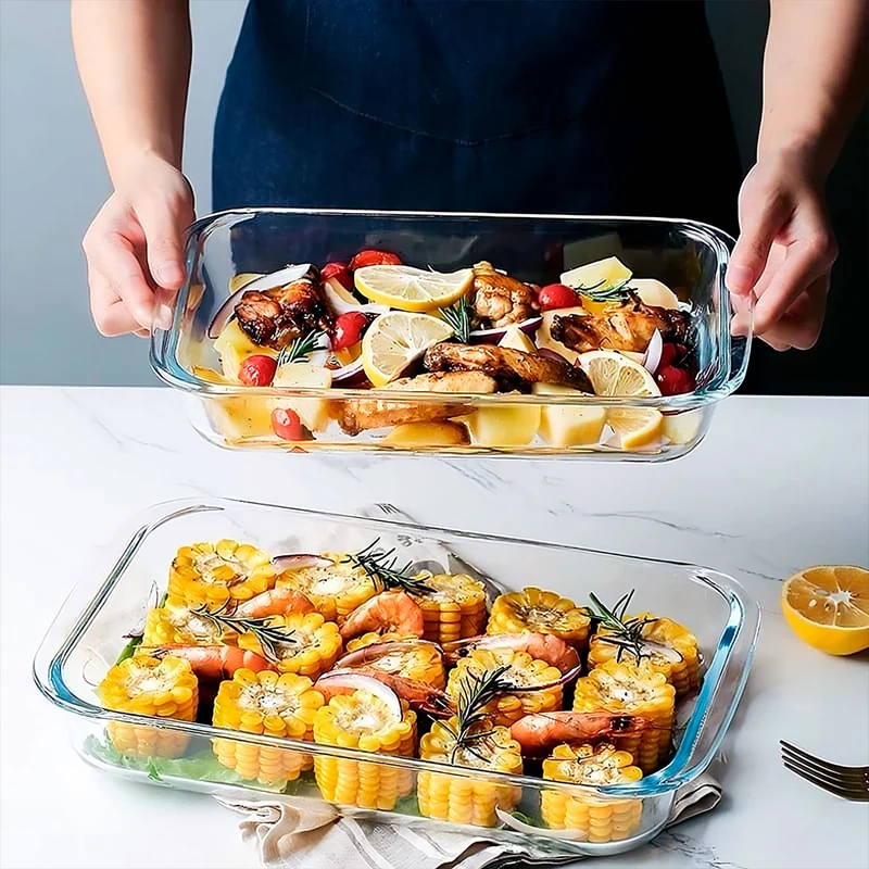 Bandeja de cristal para horno Lock&Lock
