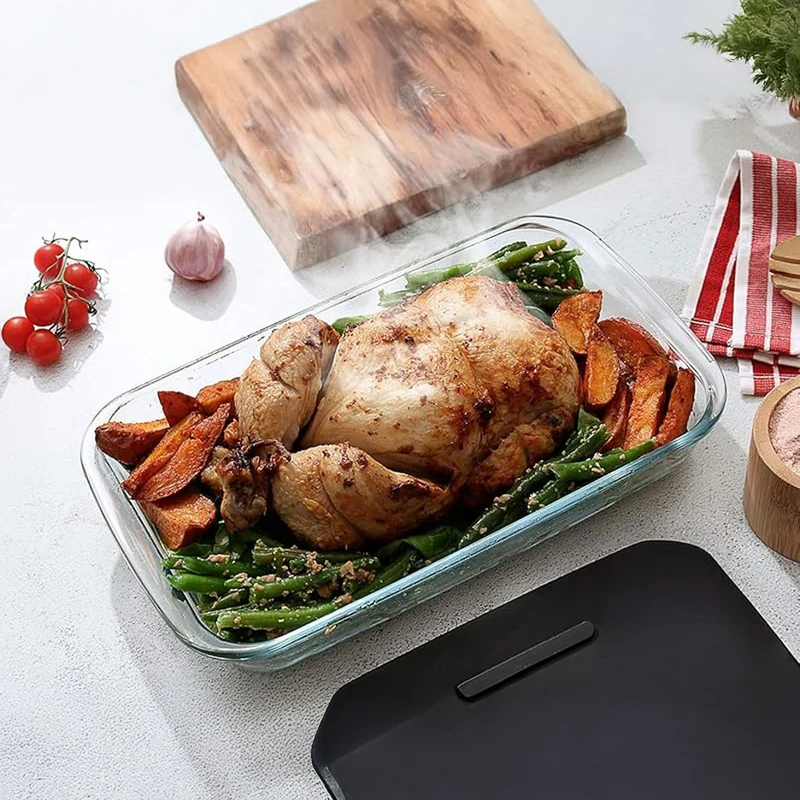 Bandeja de cristal para horno Lock&Lock