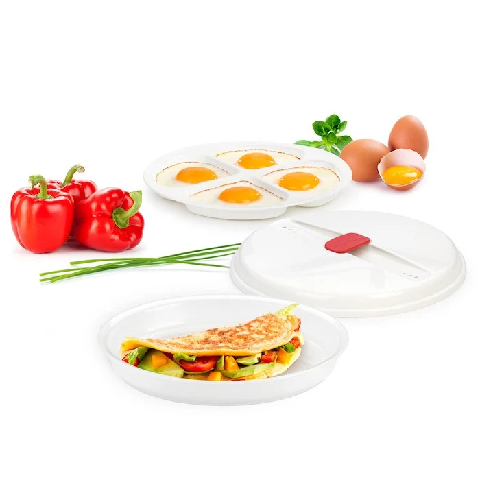 RECIPIENTE PARA TORTILLAS Y HUEVOS EN MICROONDAS PURITY