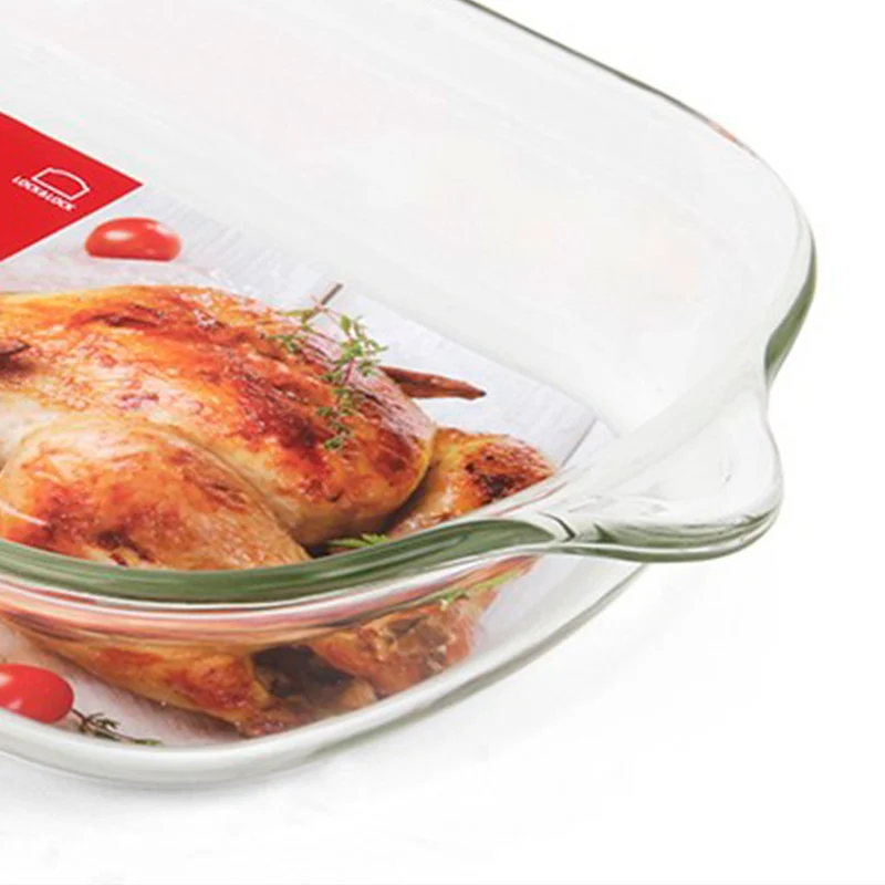 Bandeja para horno de cristal con asas Lock&Lock