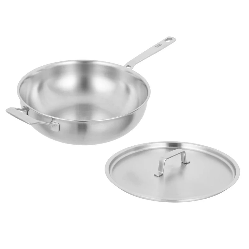 Wok de acero inoxidable multicapa FivePly Kuhn Rikon