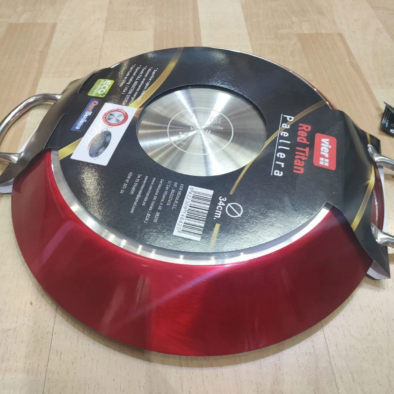 PAELLERA RED. ALUMINIO FORJADO FULL INDUCTION