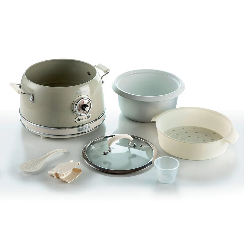 Olla arrocera + Multifunción + Cocción lenta Vintage Ariete