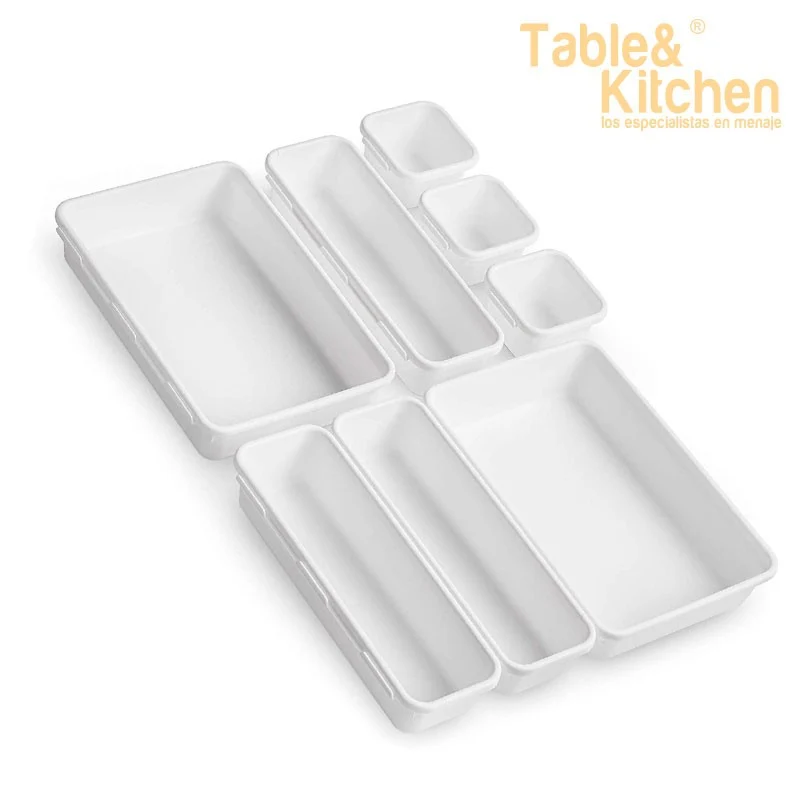 ORGANIZADOR CAJONES 8 PIEZAS MODULARES
