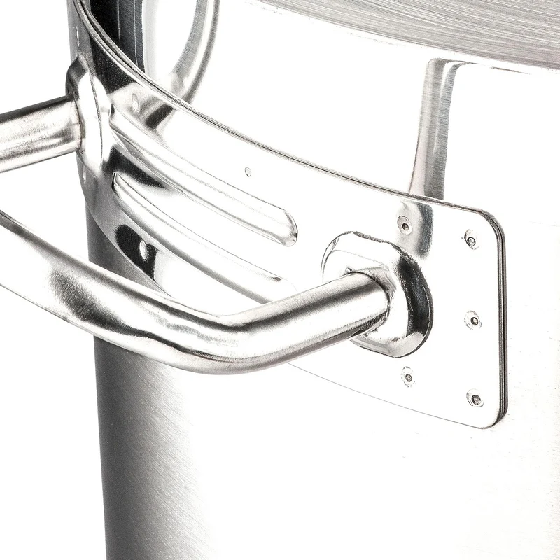 OLLA RECTA 40X40CM INDUCCION ACERO INOX 18/10