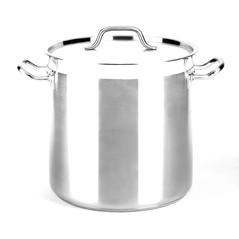OLLA RECTA 36X36CM INDUCCION ACERO INOX 18/10