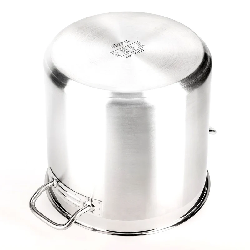 OLLA RECTA 36X36CM INDUCCION ACERO INOX 18/10