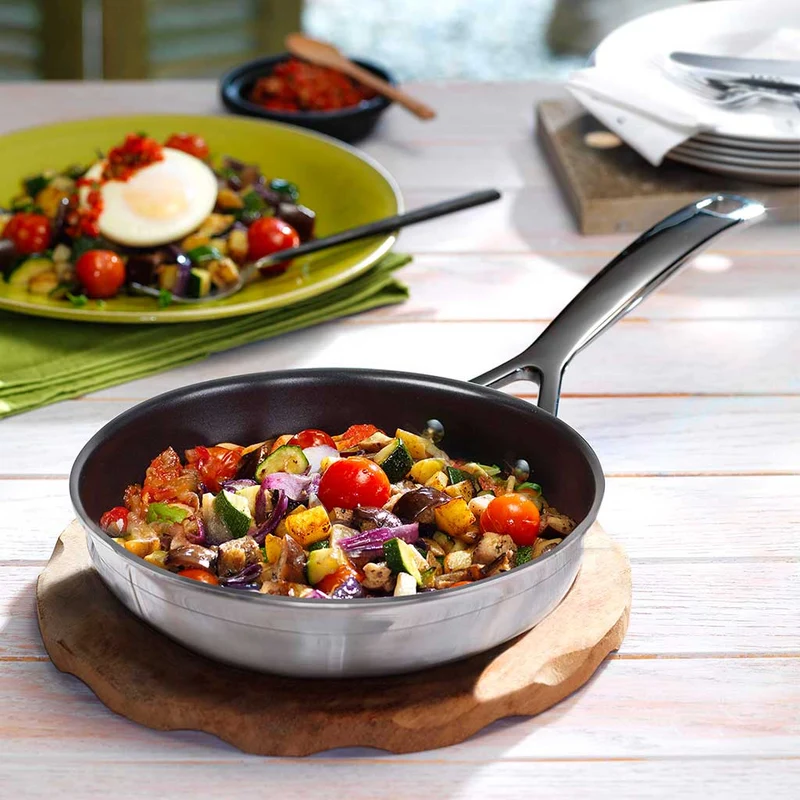 Conjunto de dos sartenes antiadherentes 3-PLY de Le creuset